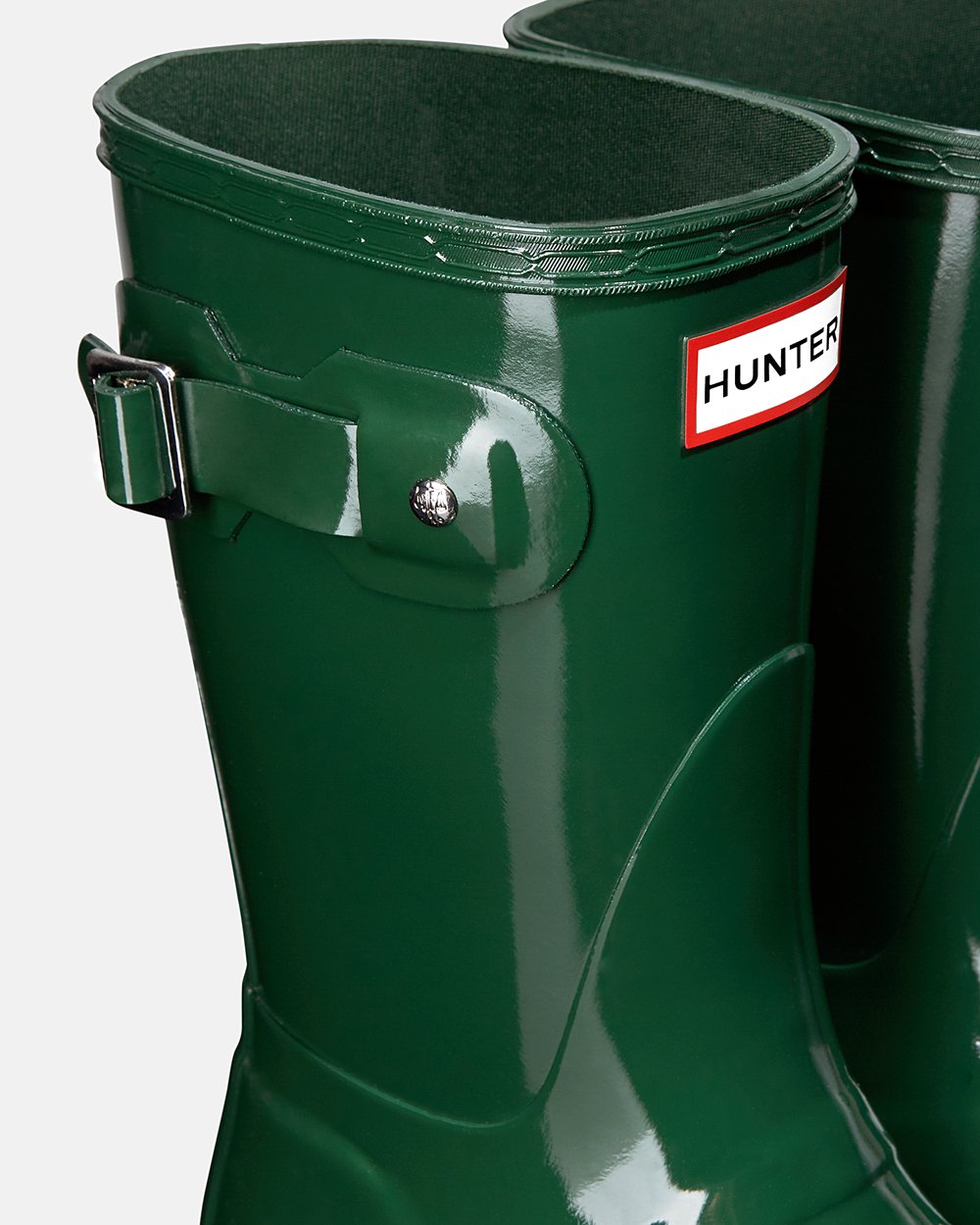 Hunter Mujer Original Gloss - Botas de Lluvia Verde - 576-LRZGCU